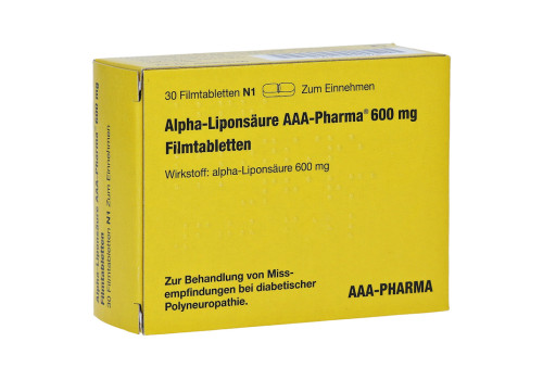 Alpha-Liponsäure AAA-Pharma 600mg – PZN 12415976 (PZN 12415976)