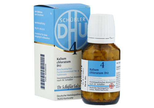 BIOCHEMIE DHU 4 Kalium chloratum D 12 Tabletten – PZN 2580556 (PZN 2580556)