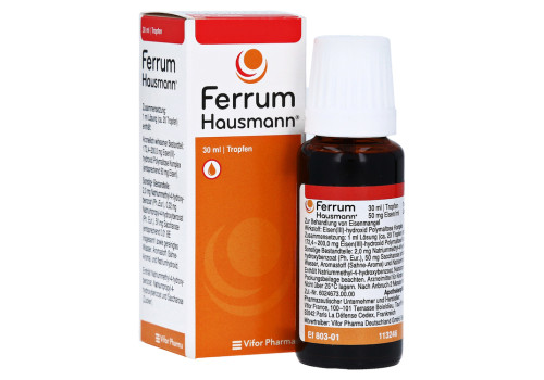 Ferrum Hausmann 50mg Eisen/ml Lösung – PZN 2190861 (PZN 2190861)