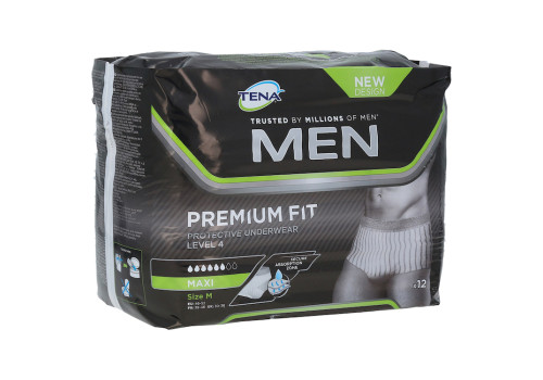 TENA MEN Level 4 Premium Fit Prot.Underwear M – PZN 12575088 (PZN 12575088)