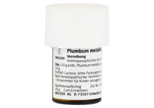 PLUMBUM METALLICUM praep. D 20 Trituration – PZN 4757007 (PZN 4757007)