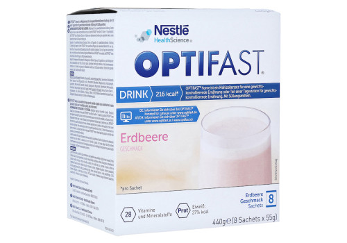 OPTIFAST Drink Erdbeere Pulver – PZN 16016121 (PZN 16016121)