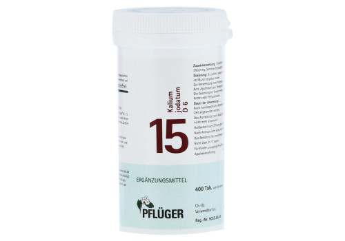 BIOCHEMIE Pflüger 15 Kalium jodatum D 6 Tabletten – PZN 6322012 (PZN 6322012)