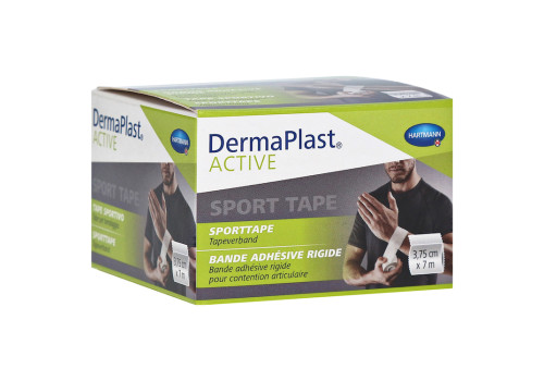 DERMAPLAST Active Sport Tape 3,75 cmx7 m weiß – PZN 12903084 (PZN 12903084)