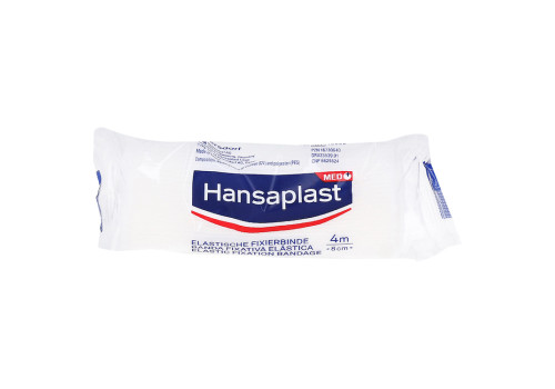 HANSAPLAST elastische Fixierb.gekreppt 8 cmx4 m – PZN 16730640 (PZN 16730640)