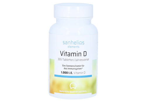 SANHELIOS Vitamin D 1.000 I.E. Tabletten – PZN 16319904 (PZN 16319904)