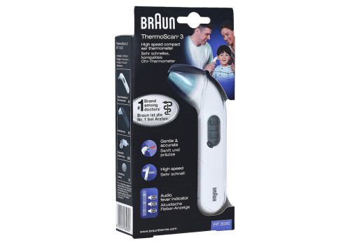 BRAUN THERMOSCAN 3 Infrarot-Ohrthermometer – PZN 11562646 (PZN 11562646)