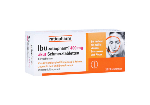 IBU-ratiopharm 400 akut Schmerztabletten – PZN 266040 (PZN 266040)