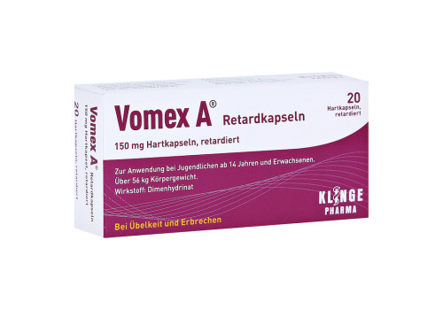 Vomex A Retardkapseln – PZN 17232200 (PZN 17232200)