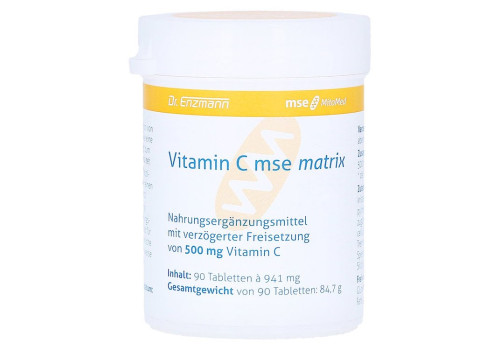 VITAMIN C MSE Matrix Tabletten – PZN 1046607 (PZN 1046607)