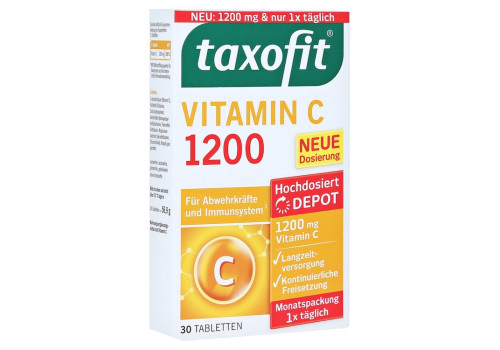 TAXOFIT Vitamin C 1200 Tabletten – PZN 16601167 (PZN 16601167)