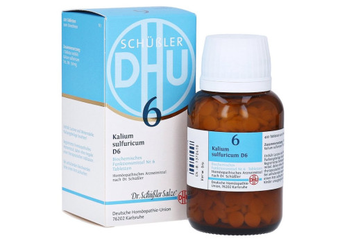 BIOCHEMIE DHU 6 Kalium sulfuricum D 6 Tabletten – PZN 6584108 (PZN 6584108)