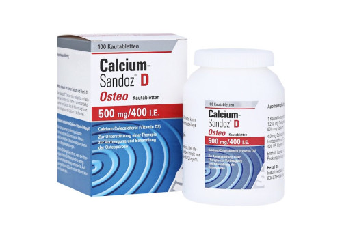 CALCIUM SANDOZ D Osteo Kautabletten – PZN 2227825 (PZN 2227825)