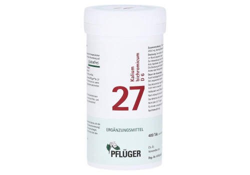 BIOCHEMIE Pflüger 27 Kalium bichromicum D 6 Tabl. – PZN 5919268 (PZN 5919268)