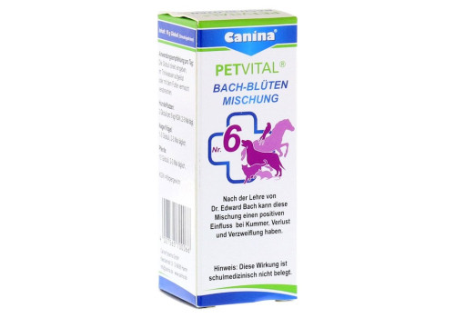 PETVITAL Bachblüten Nr.6 Globuli vet. – PZN 10528601 (PZN 10528601)