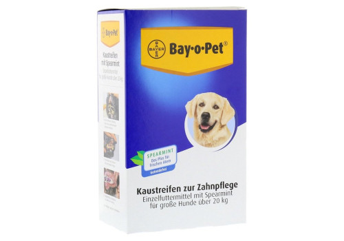 BAY O PET Zahnpfl.Kaustreif.Spearmint f.gr.Hunde – PZN 679670 (PZN 679670)