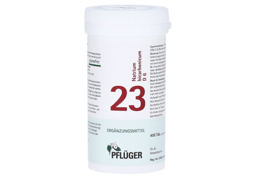 BIOCHEMIE Pflüger 23 Natrium bicarbonicum D 6 Tab. – PZN 6322851 (PZN 6322851)