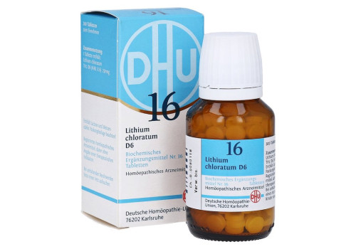 BIOCHEMIE DHU 16 Lithium chloratum D 6 Tabletten – PZN 2581188 (PZN 2581188)