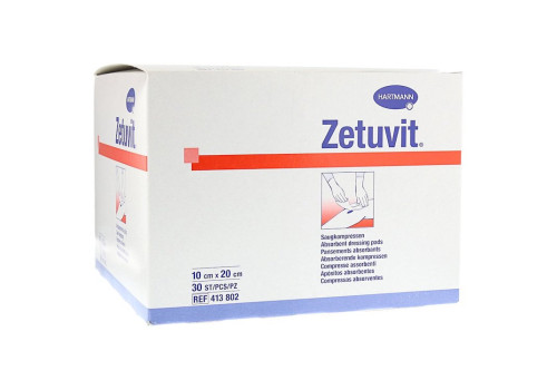 Zetuvit Saugkompressen Unsteril 10x20 cm – PZN 1905513 (PZN 1905513)