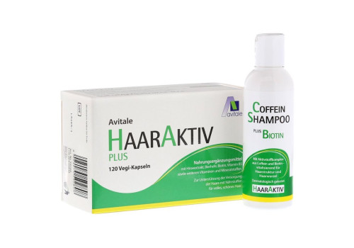 Avitale HaarAktiv PLUS Vegi + gratis Coffein Shampoo – PZN 6426800 (PZN 6426800)