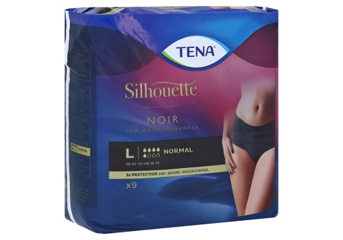 TENA SILHOUETTE normal L noir – PZN 15236406 (PZN 15236406)