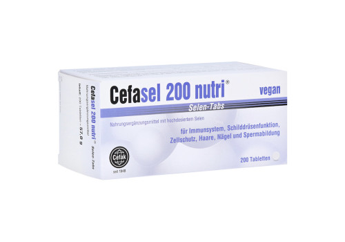 Cefasel 200 Nutri Selen-Tabs – PZN 854038 (PZN 854038)