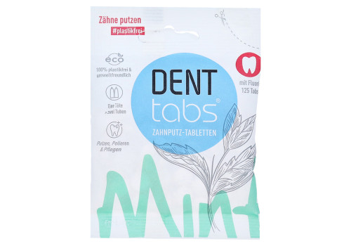 DENTTABS Zahnputztabletten stevia-mint m.Fluorid – PZN 9303765 (PZN 9303765)