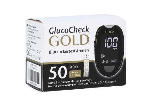 GLUCOCHECK GOLD Blutzuckerteststreifen – PZN 11864933 (PZN 11864933)