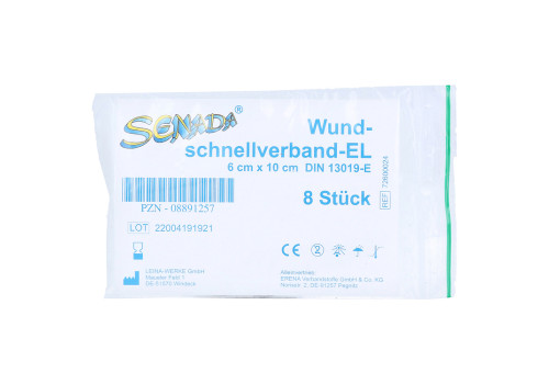 Senada Wundschnellverband 6x10 cm – PZN 8891257 (PZN 8891257)