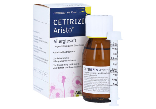 Cetirizin Aristo Allergiesaft 1mg/ml – PZN 13714511 (PZN 13714511)