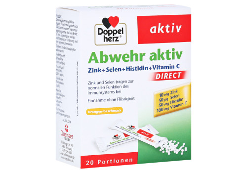 Doppelherz Abwehr Aktiv DIRECT Zink + Selen + Histidin + Vitamin C – PZN 6733258 (PZN 6733258)