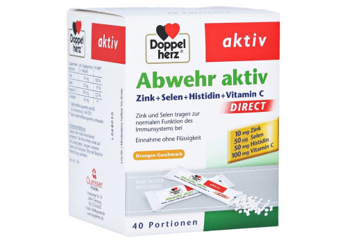 Doppelherz Abwehr Aktiv DIRECT Zink + Selen + Histidin + Vitamin C – PZN 11616129 (PZN 11616129)