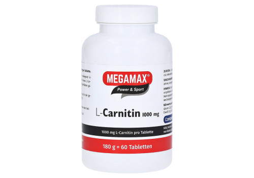 MEGAMAX L-Carnitin 1000 mg Tabletten – PZN 1444839 (PZN 1444839)