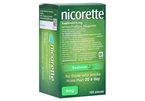 Nicorette 4mg freshmint – PZN 6680119 (PZN 6680119)