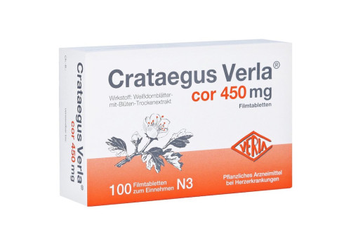 Crataegus Verla cor 450mg – PZN 1352451 (PZN 1352451)