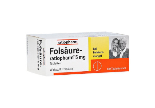 Folsäure-ratiopharm 5mg – PZN 4010113 (PZN 4010113)