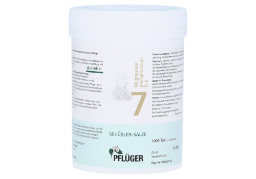 BIOCHEMIE Pflüger 7 Magnesium phosphoricum D 6 Tab – PZN 6319352 (PZN 6319352)