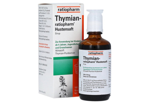 THYMIAN-ratiopharm Hustensaft – PZN 7632499 (PZN 7632499)