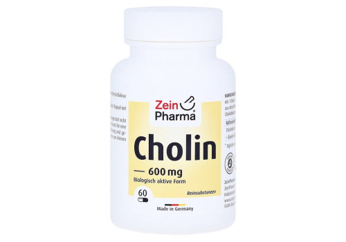 Cholin 600 mg rein aus Bitartrat vegetarische Kapseln – PZN 13475897 (PZN 13475897)