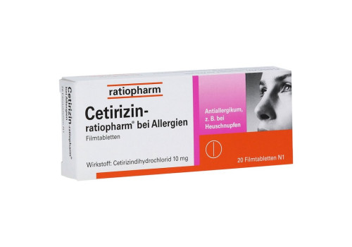 Cetirizin-ratiopharm bei Allergien – PZN 2158142 (PZN 2158142)