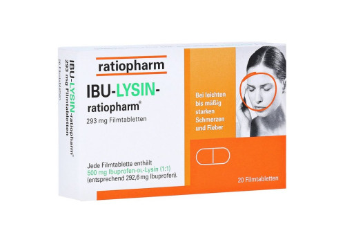 IBU-LYSIN-ratiopharm 293mg – PZN 16204710 (PZN 16204710)