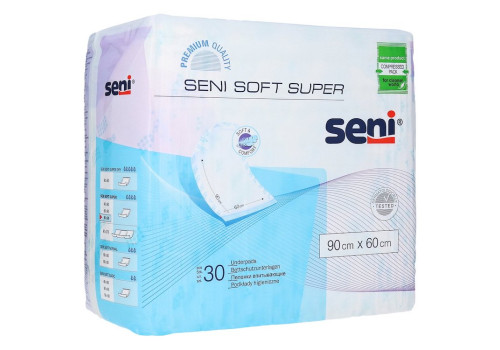 SENI Soft Super Bettschutzunterlage 90x60 cm – PZN 13598565 (PZN 13598565)