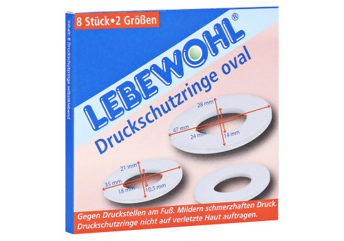 LEBEWOHL Druckschutzringe oval – PZN 620398 (PZN 620398)