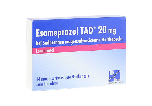 Esomeprazol TAD 20mg bei Sodbrennen – PZN 10963389 (PZN 10963389)