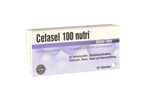 CEFASEL 100 nutri Selen-Tabs – PZN 4522563 (PZN 4522563)