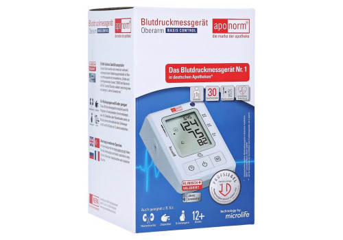 APONORM Blutdruckmessgerät Basis Control Oberarm – PZN 6575428 (PZN 6575428)