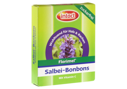 FLORIMEL Salbeibonbons m.Vitamin C zuckerfrei – PZN 3508532 (PZN 3508532)