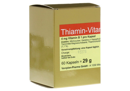 THIAMIN Kapseln Vitamin B1 – PZN 574072 (PZN 574072)