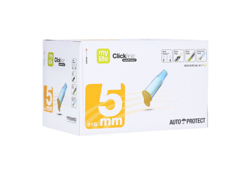 MYLIFE Clickfine AutoProtect Pen-Nadeln 5 mm 31 G – PZN 11195372 (PZN 11195372)