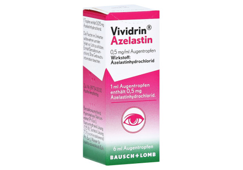 Vividrin Azelastin Augentropfen – PZN 12910546 (PZN 12910546)